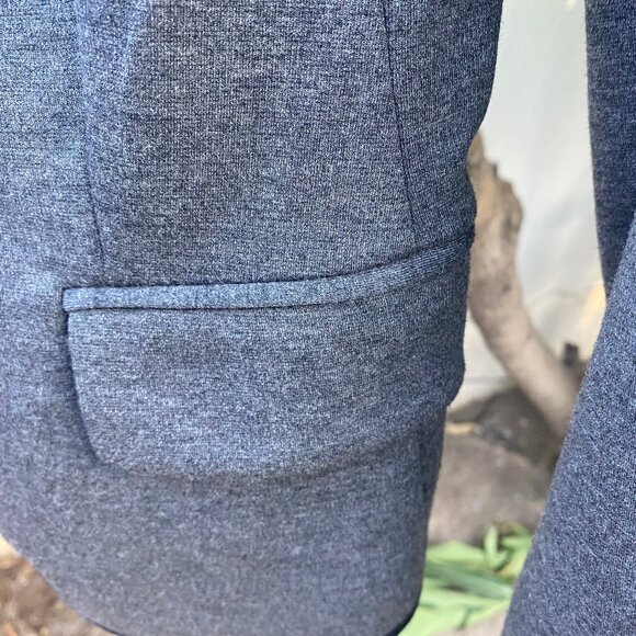 Gap The Academy Blazer Size 2 Dark Gray Fully Lined - Picture 4 of 12